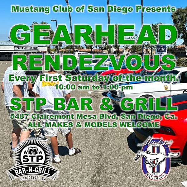 Gearhead Rendezvous Car Meet flyer 2026